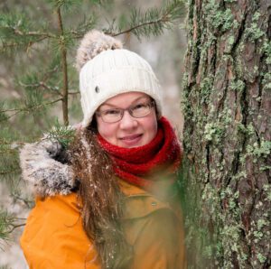 Kommeen Kurjen yrittäjä Anja Hanhijärvi. Kuva Ida Fri